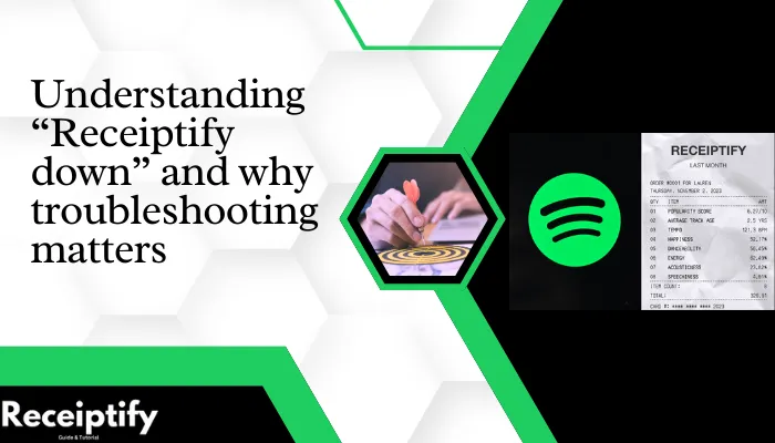 Understanding “Receiptify down” and why troubleshooting matters